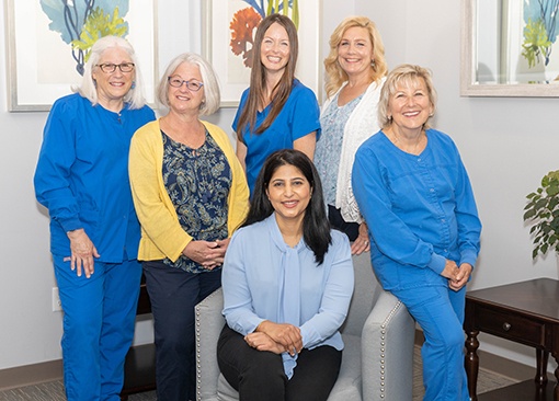 Dentist and dental team