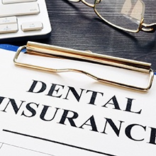 Dental insurance paperwork for the price of Invisalign in Hampton 